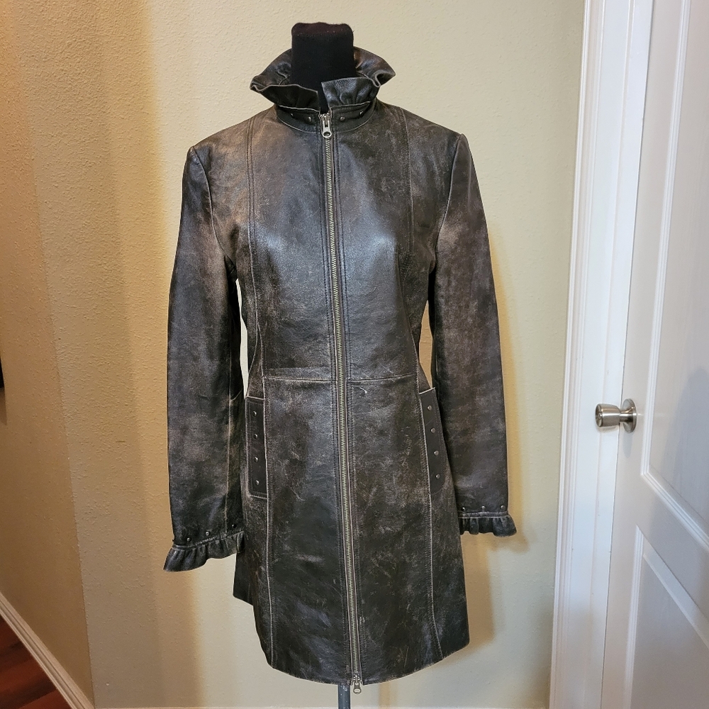 Skinz leather jacket - Picture 1 of 16